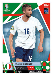 Bryan Cristante Italy Topps Match Attax EURO 2024 #ITA12
